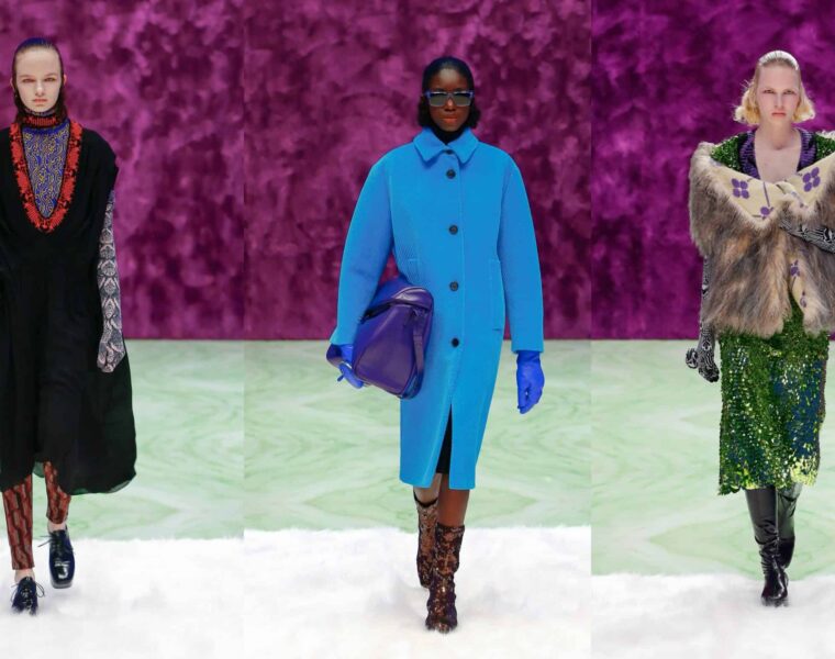 Autumn total look from Prada