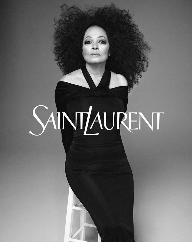 Diana Ross x Saint Laurent