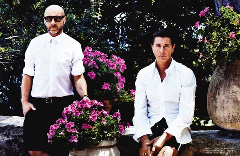 Domenico Dolce and Steffano Gabbana