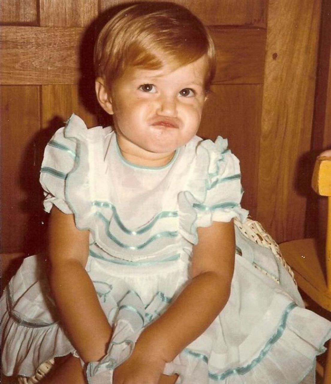 Gisele Bundchen when she was a child