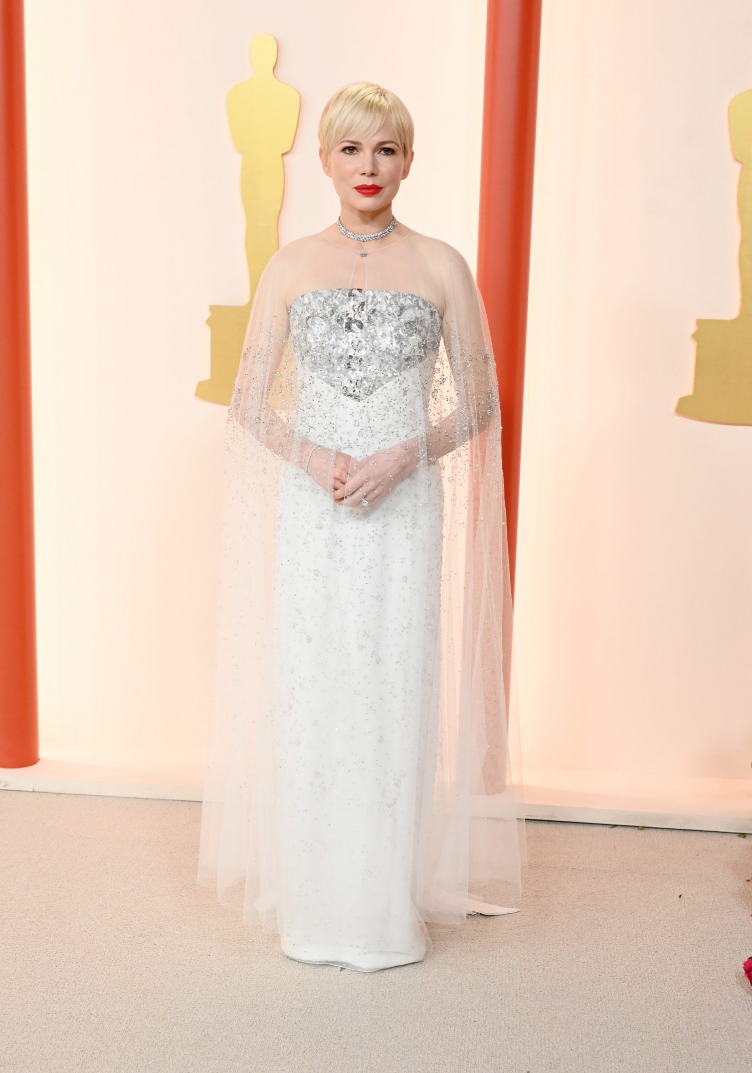 GettyImages Michelle Williams in Chanel and Tiffany Co