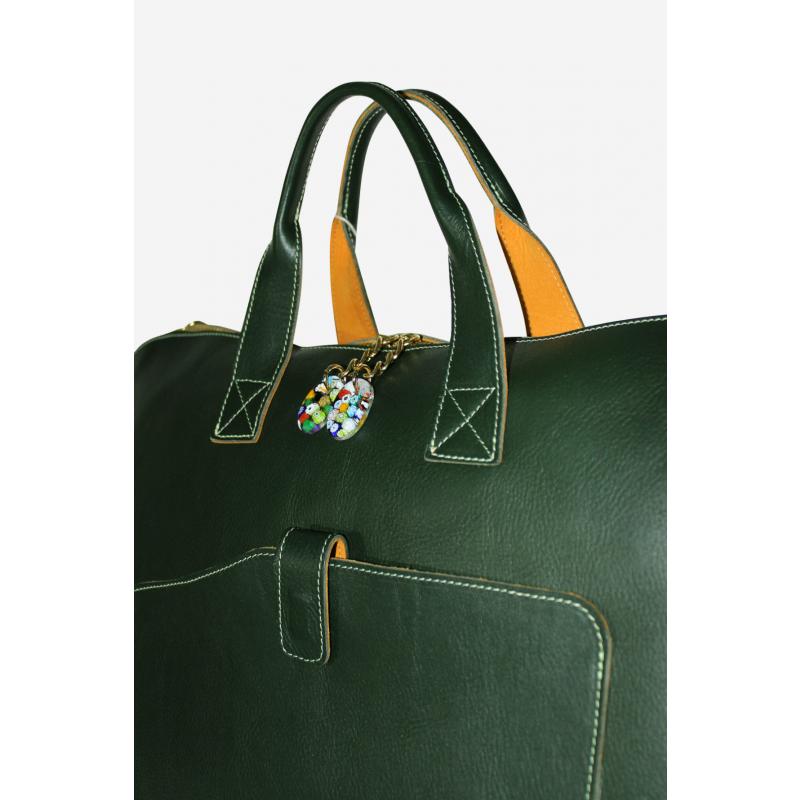 leather shopper bags