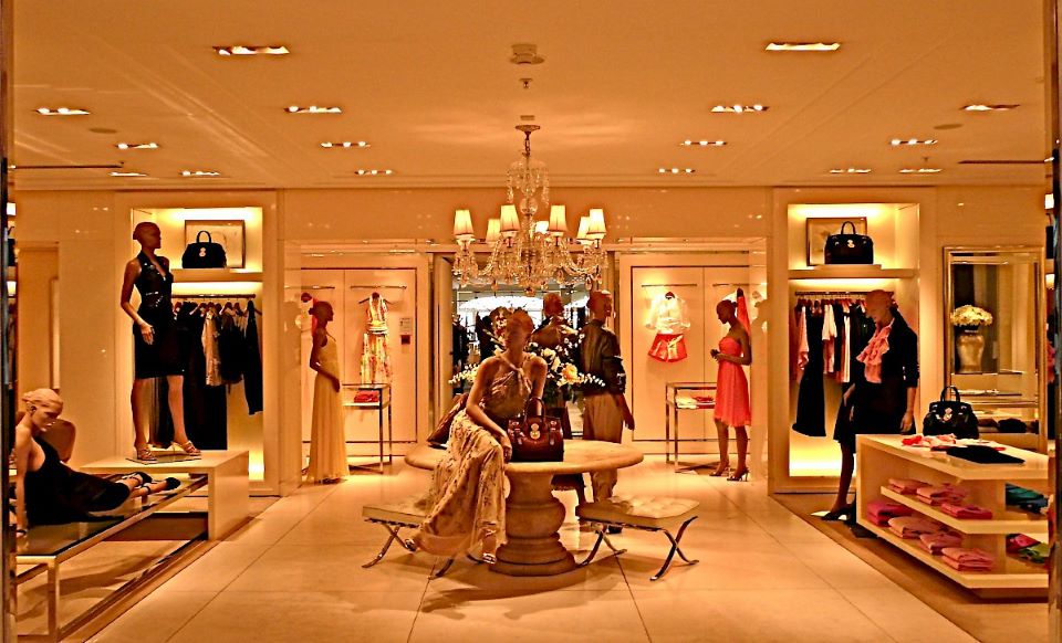 luxury clothing store