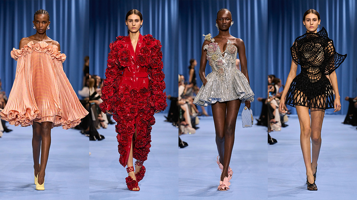 Rose in the lead role, or Balmain steals the hearts of the fashion world