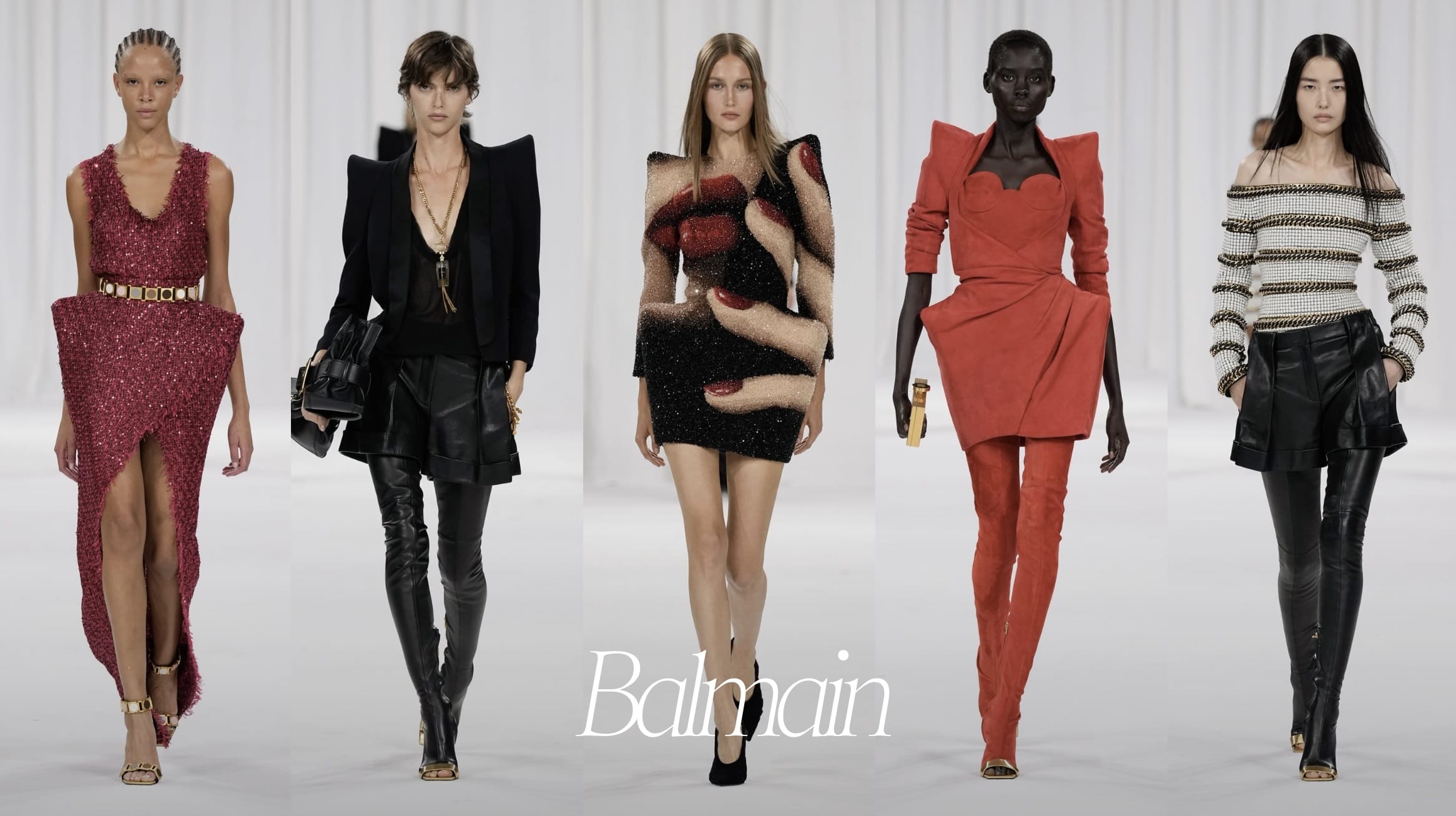 What was the Balmain Spring 2025 collection like?