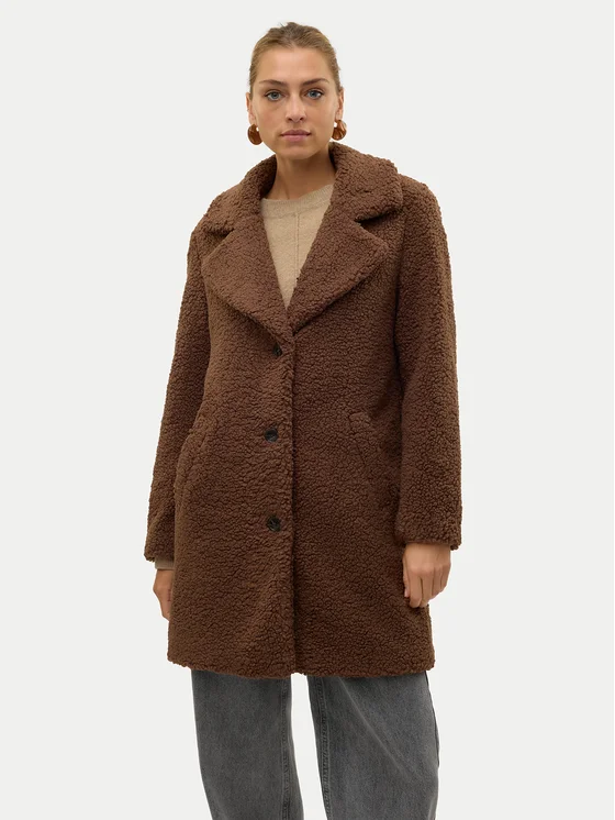 women's brown winter coat