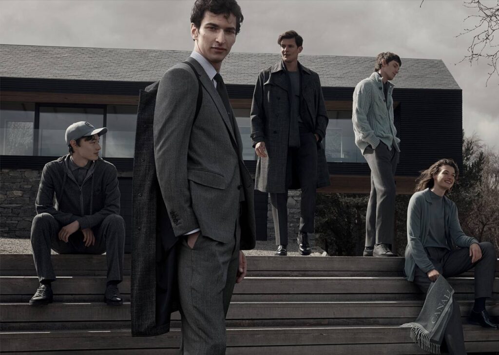 The most fashionable brands of Men's Canali suits