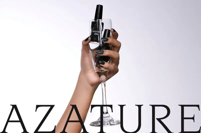 Azature Black Diamond nail polish