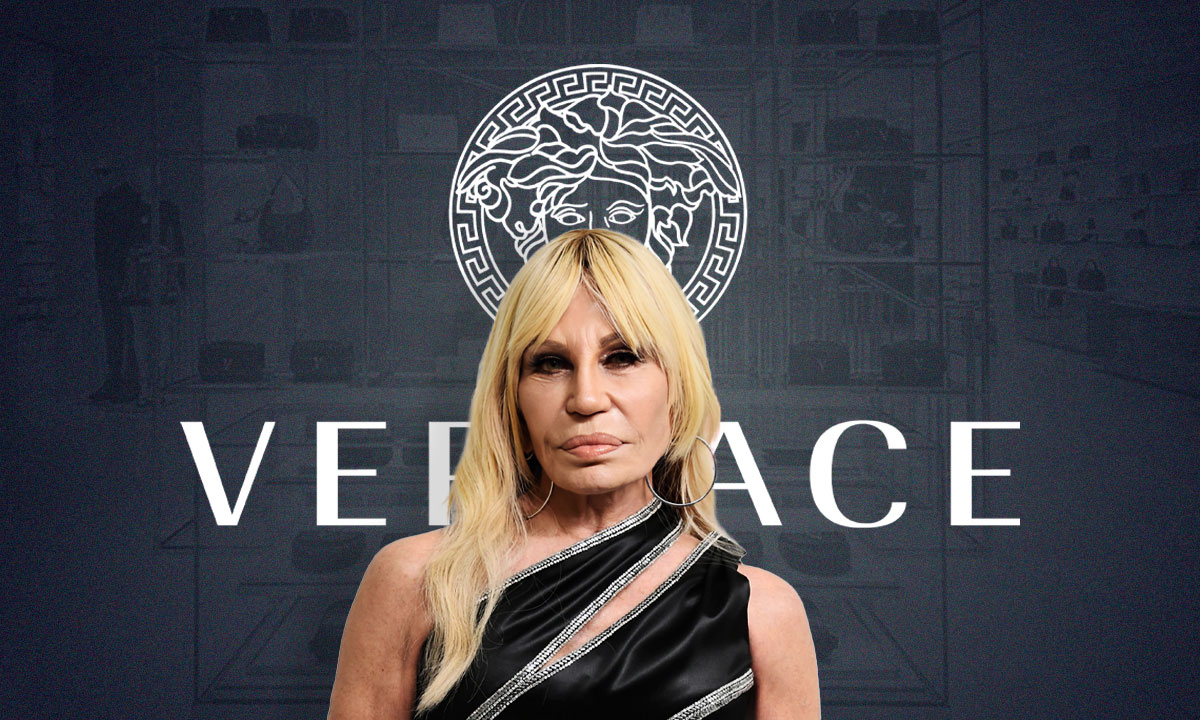 donatella versace leaves