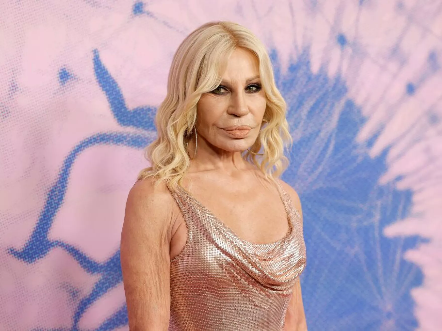 what is Donatella Versace doing today