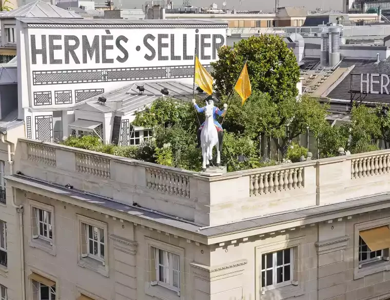 Hermes at Faubourg Saint Honore 24, the heart of French ultra-luxury