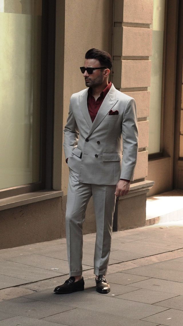 suit without a tie fashion