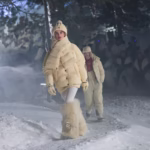 which snow boots are celebrities wearing in St Moritz models for winter 2025 2026