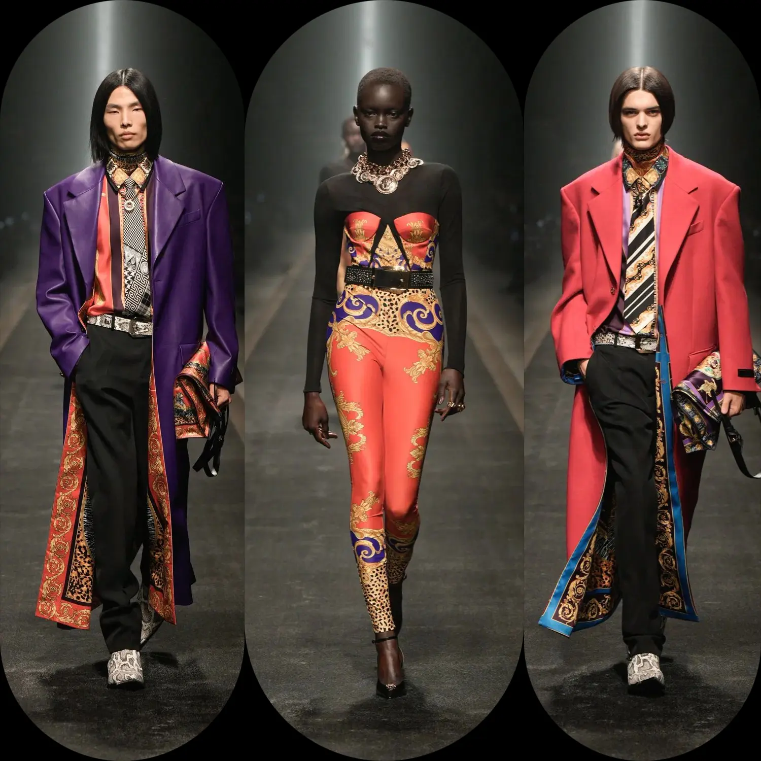 When was the latest Versace fashion show held