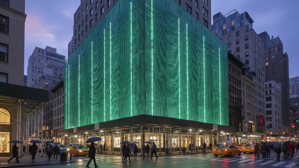 Prada on Fifth Avenue: new brand installation