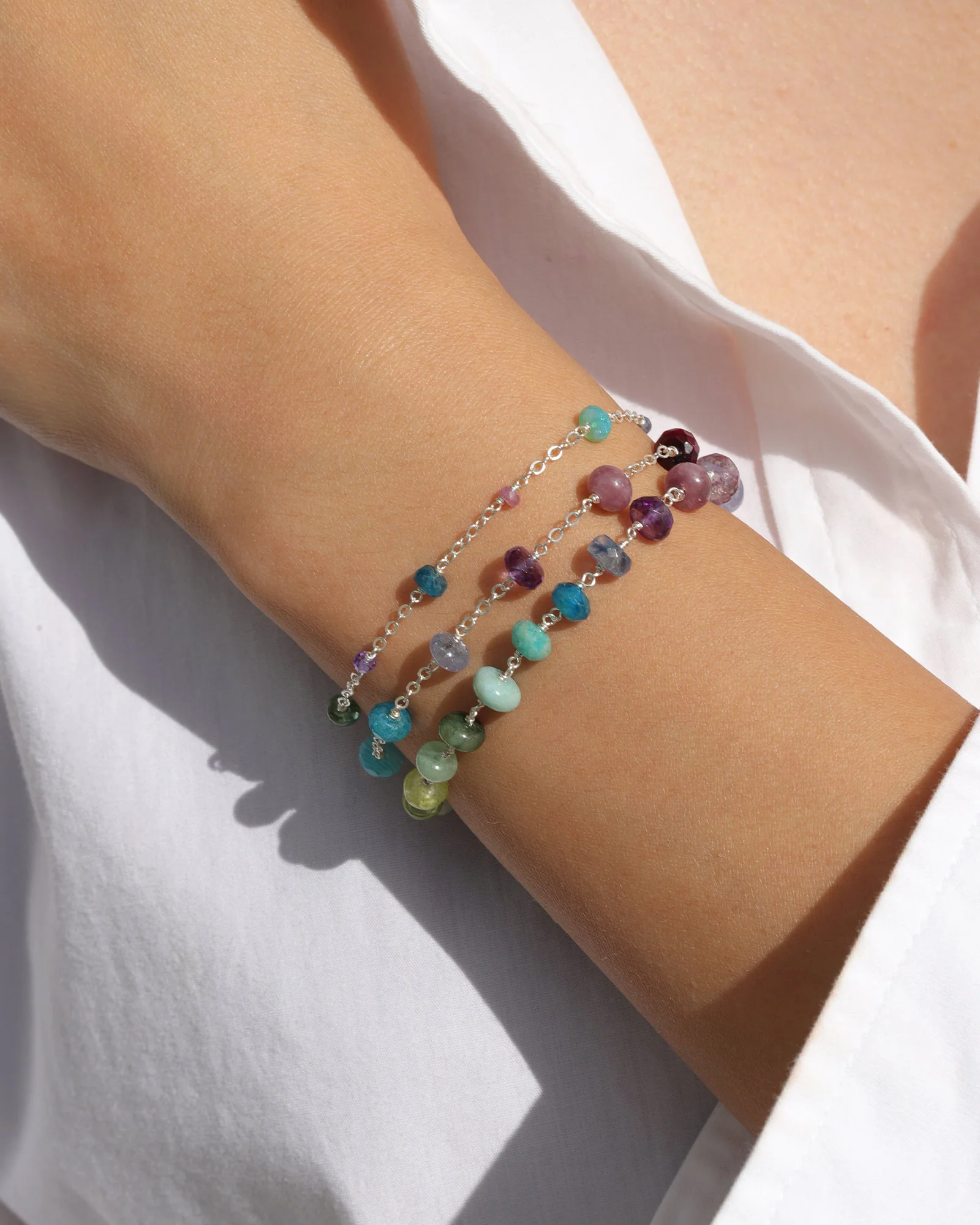 Bracelets with stones