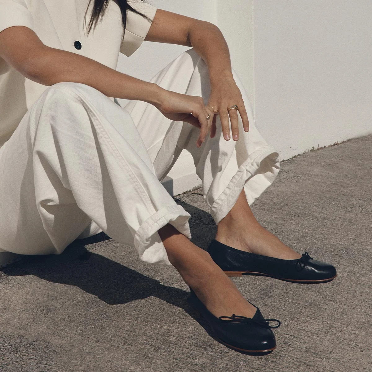 branded women's ballerinas